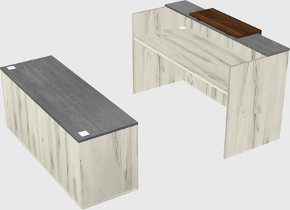 Modular reception desk