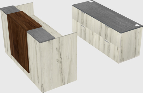Modular reception desk
