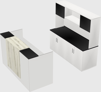 Modular reception desk