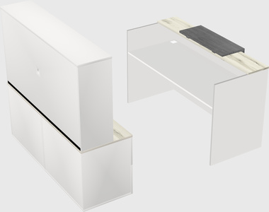 Modular reception desk