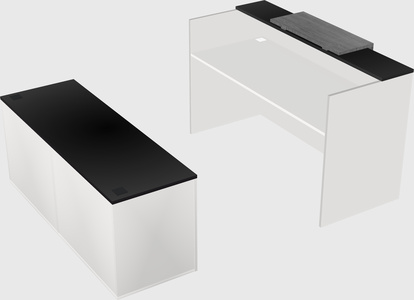 Modular reception desk