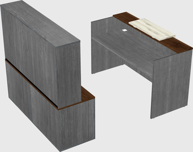 Modular reception desk