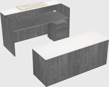 Modular reception desk