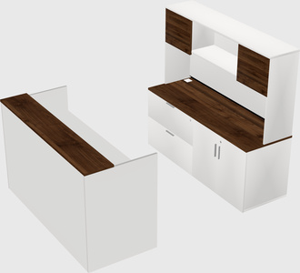 Modular reception desk