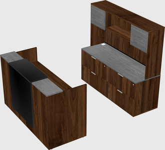 Modular reception desk