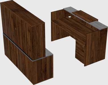 Modular reception desk