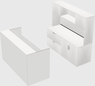 Modular reception desk