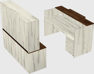 Modular reception desk
