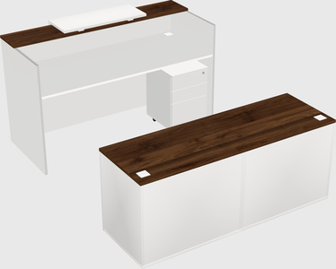 Modular reception desk