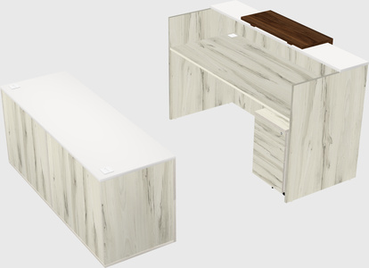 Modular reception desk
