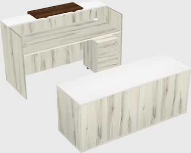 Modular reception desk