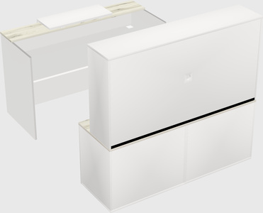 Modular reception desk