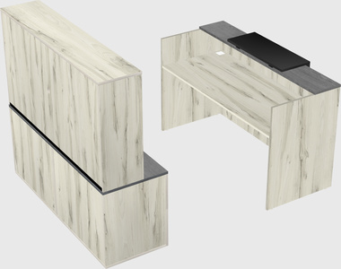 Modular reception desk