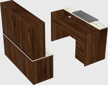 Modular reception desk