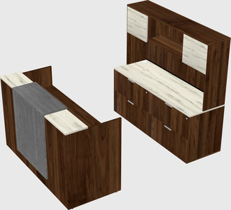 Modular reception desk