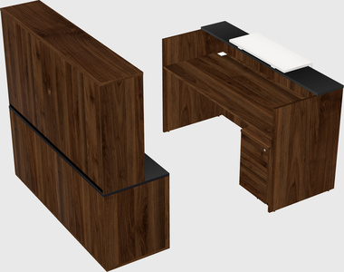 Modular reception desk
