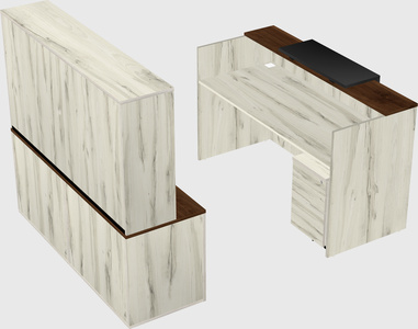 Modular reception desk