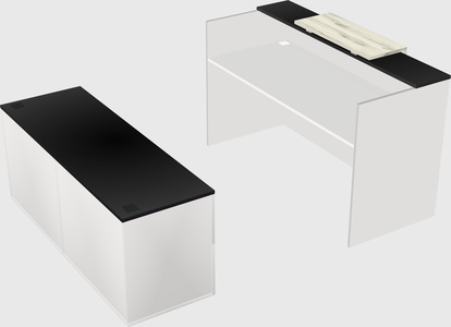 Modular reception desk