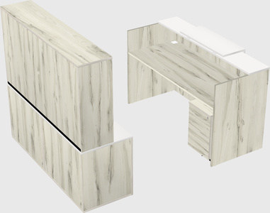 Modular reception desk