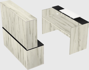 Modular reception desk