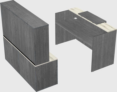 Modular reception desk