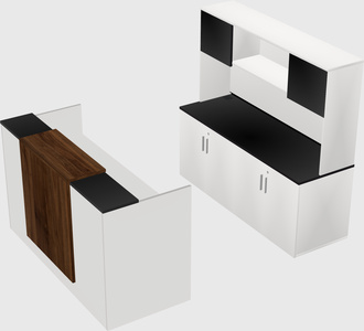 Modular reception desk