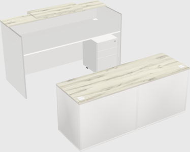 Modular reception desk