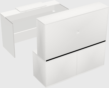 Modular reception desk
