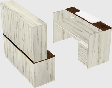 Modular reception desk