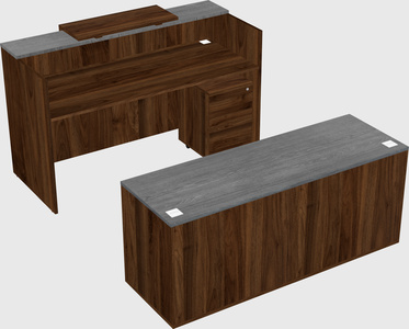 Modular reception desk