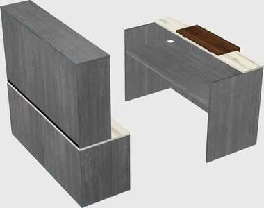 Modular reception desk