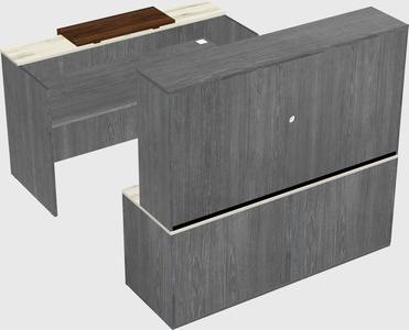 Modular reception desk