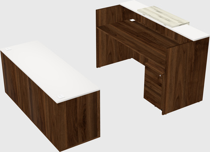 Modular reception desk