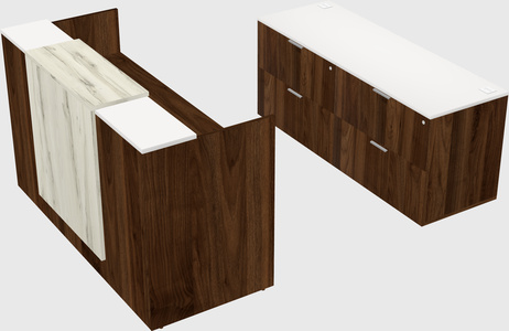 Modular reception desk