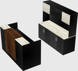 Modular reception desk