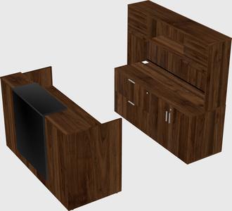 Modular reception desk