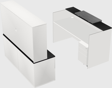 Modular reception desk