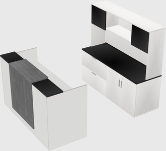 Modular reception desk