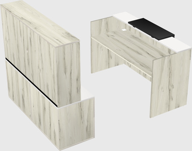 Modular reception desk