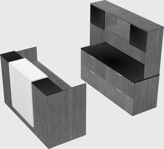 Modular reception desk