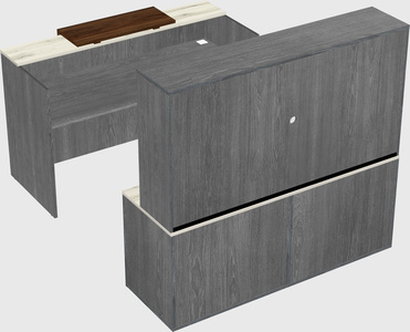 Modular reception desk