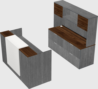 Modular reception desk