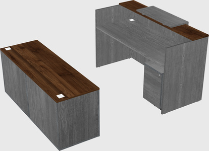 Modular reception desk