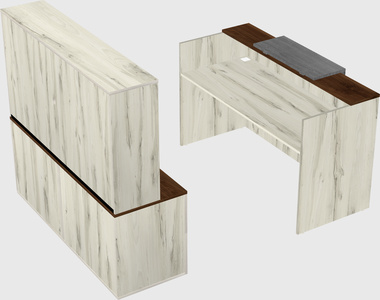 Modular reception desk