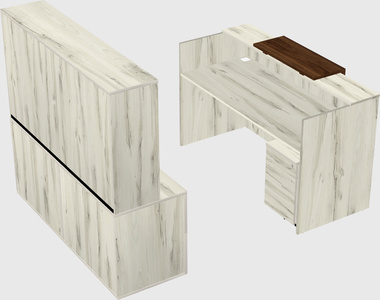 Modular reception desk