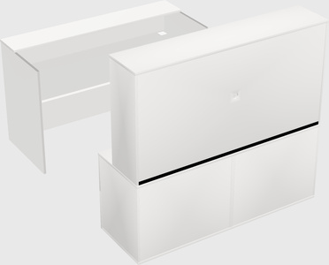 Modular reception desk