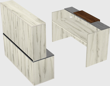 Modular reception desk
