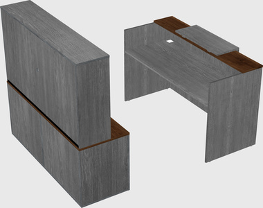 Modular reception desk
