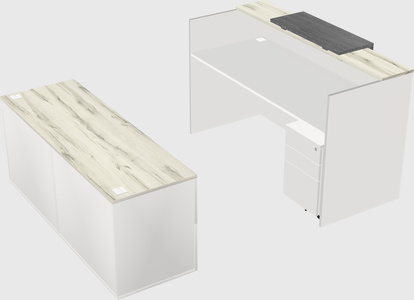 Modular reception desk