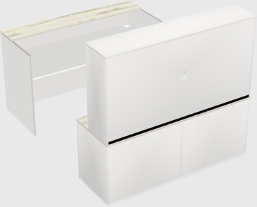 Modular reception desk